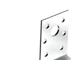 уголок металлический перфорированный 40х40 мм - модель 3