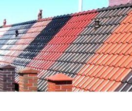 укладка битумной кровли - модель 4