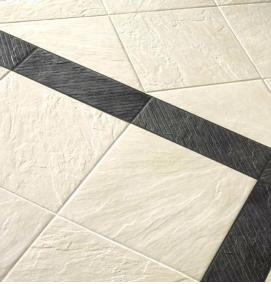 укладка керамогранита 600х600 на пол - модель 4