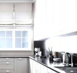 укладка керамогранита на фартук кухни - тип 1