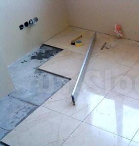 укладка керамогранита на пол без швов - вариант 2