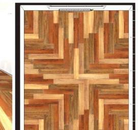 укладка керамогранитной плитки на пол - модель 2