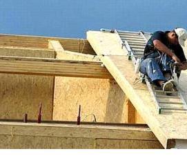 укладка кровли на крышу - вариант 1