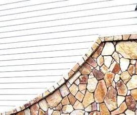 укладка облицовочного камня - модель 1