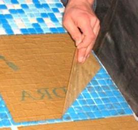 укладка плитки мозаики - тип 4