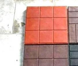 укладка полимерной тротуарной плитки - тип 3