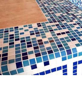 укладка стеклянной мозаики - тип 1