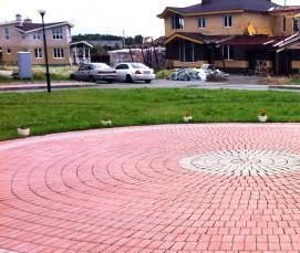 укладка тротуарной плитки калифорния - тип 1