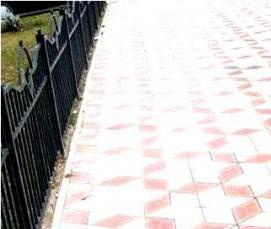 укладка тротуарной плитки калифорния - тип 2