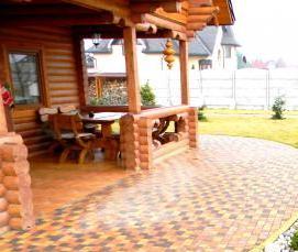 укладка тротуарной плитки камня - тип 3