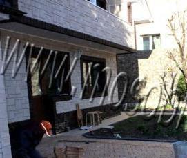 укладка тротуарной плитки на готовое основание - тип 2