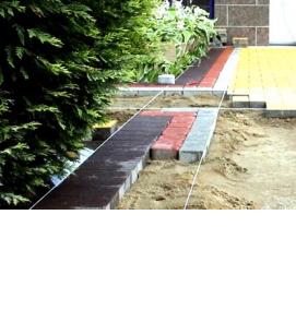 укладка тротуарной плитки - тип 3