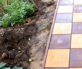 укладка тротуарной плитки в морозы - модель 2