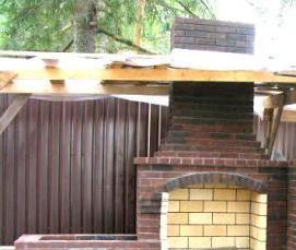 уличная печь-барбекю - тип 1