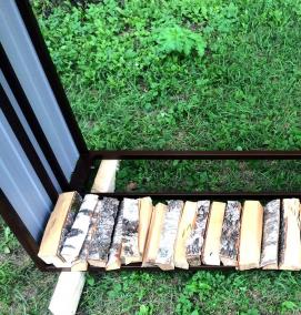 уличные дровницы и поленницы - тип 2