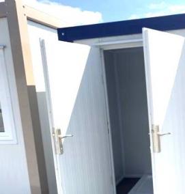 уличные туалетные кабины для дачи - вариант 3