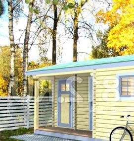 уличный хозблок - модель 2