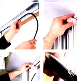 уплотнитель для пластиковых окон - тип 4