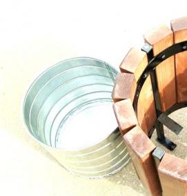 урна уличная деревянная - тип 1