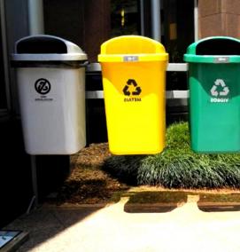 урны для раздельного сбора мусора уличные - вариант 2