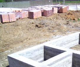 усиленный ленточный фундамент - тип 3