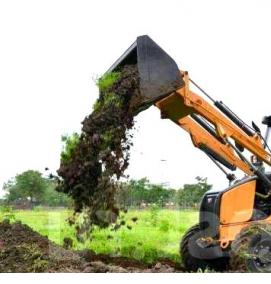 услуги экскаватора погрузчика с гидромолотом - модель 3