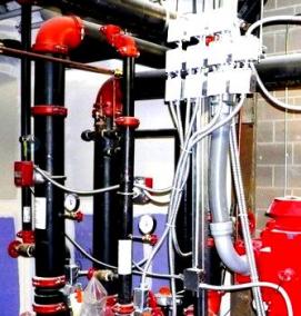установка аэрозольных систем пожаротушения - модель 3