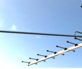 установка антенны на крыше - модель 1