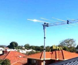 установка антенны на крыше - модель 4