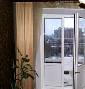 установка балконной двери - вариант 3