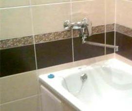 установка чугунной ванны - тип 1