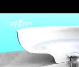 установка донного клапана для раковины - тип 3