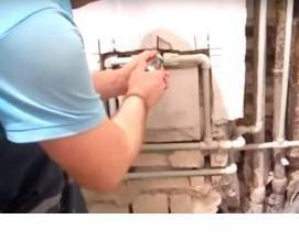 установка душа скрытого монтажа - тип 3