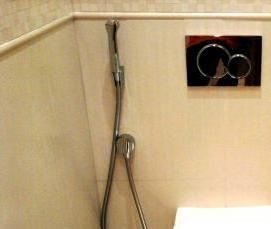 установка душа скрытого монтажа - тип 2