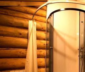 установка душевой кабины с глубоким поддоном - модель 3