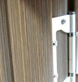 установка дверей «бабочки» - вариант 4