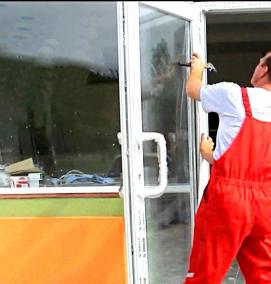 установка дверей ПВХ - вариант 4