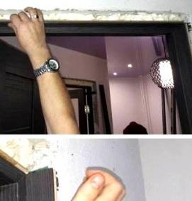 установка дверей с доборами - модель 2