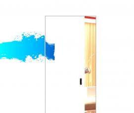 установка дверей скрытого монтажа - вариант 2