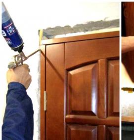 установка дверей в подъезде - вариант 3