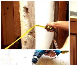 установка дверей в санузел - тип 3