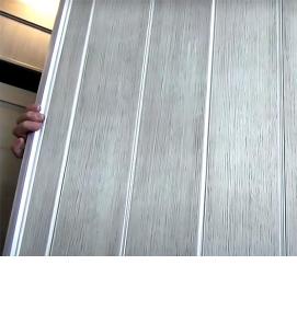 установка двери-гармошка - тип 4