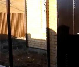 установка двери с терморазрывом - модель 2