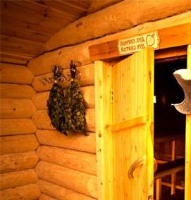 установка двери в бане - тип 4