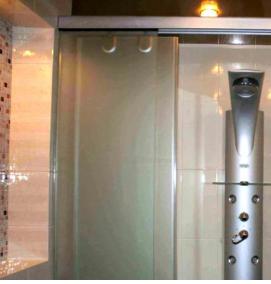 установка двери в душе - тип 1