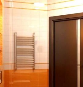 установка двери в ванную комнату - модель 4