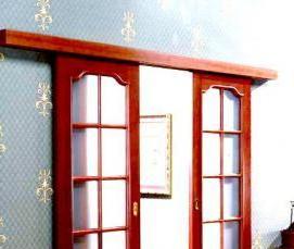 установка двухстворчатых межкомнатных дверей - вариант 1