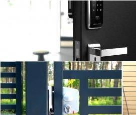 установка электромагнитного замка - модель 4