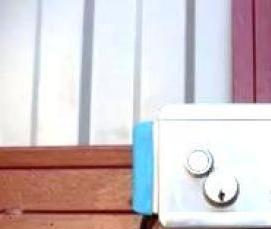 установка электромагнитного замка на калитку - тип 3