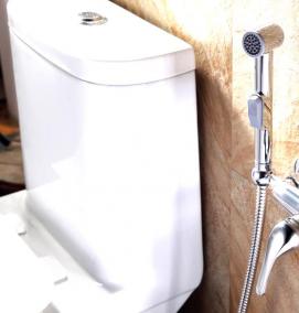 установка гигиенического душа - модель 2